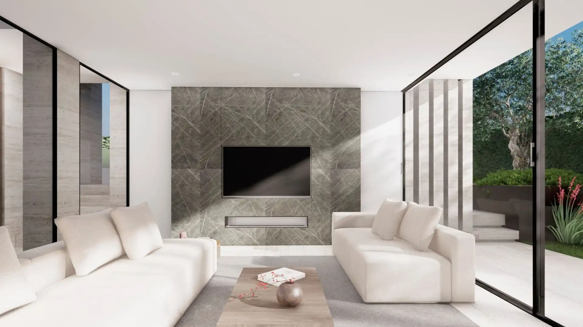Sala d'estar de Casa o xalet en venda en Marbella