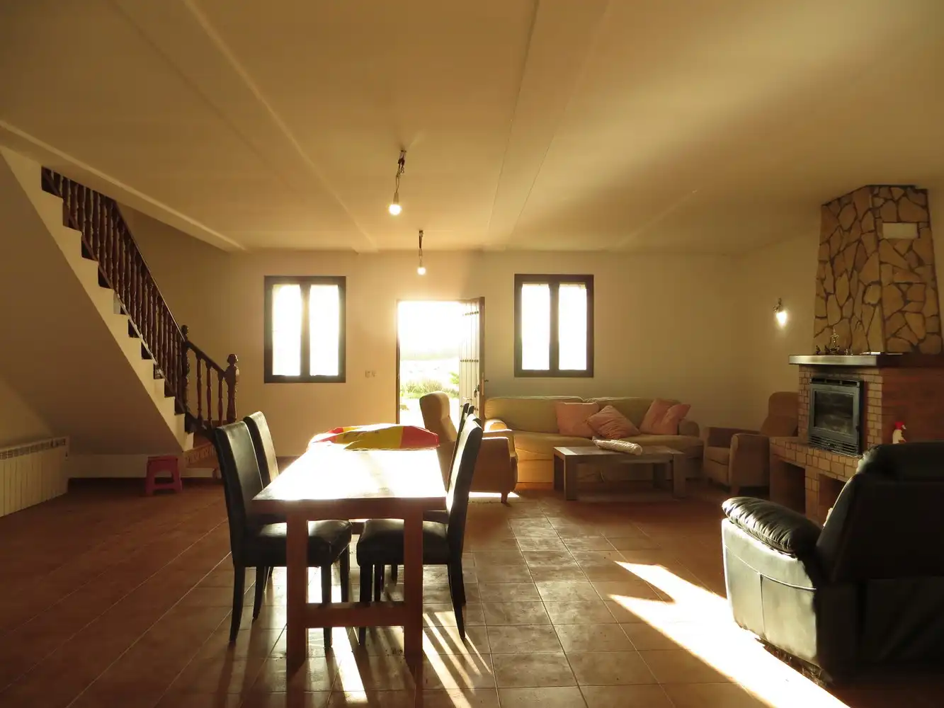 Comedor de Finca rústica en venta en  Palma de Mallorca con Aire acondicionado, Calefacción y Jardín privado