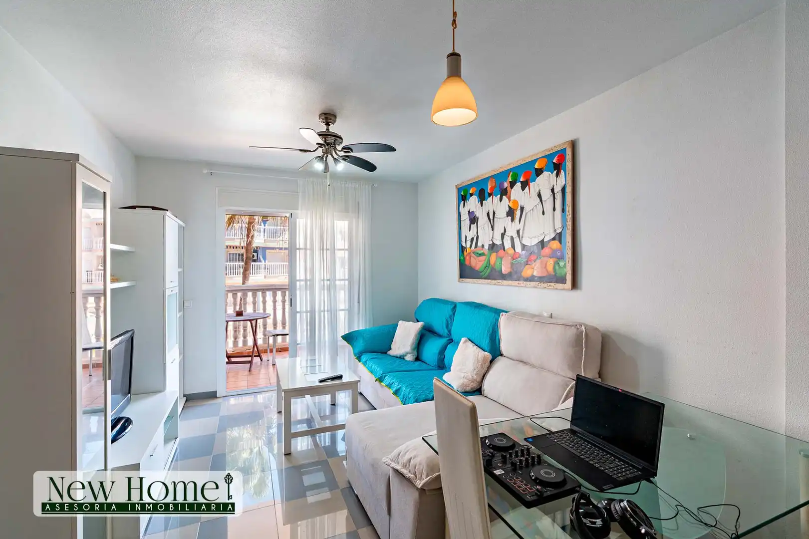 Exterior view of Flat for sale in Roquetas de Mar  with Terrace, Swimming Pool and Furnished