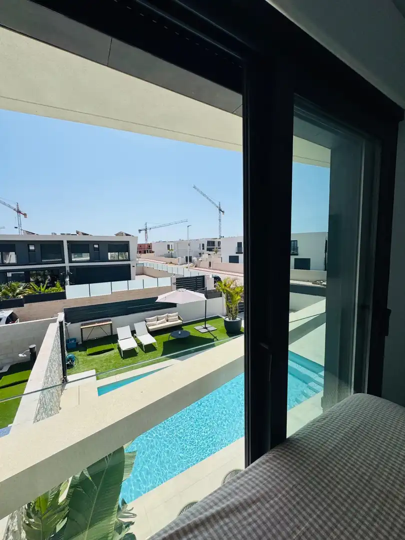 Terrace of Houses for rent in Santa Pola  with Air Conditioner, Heating and Private garden