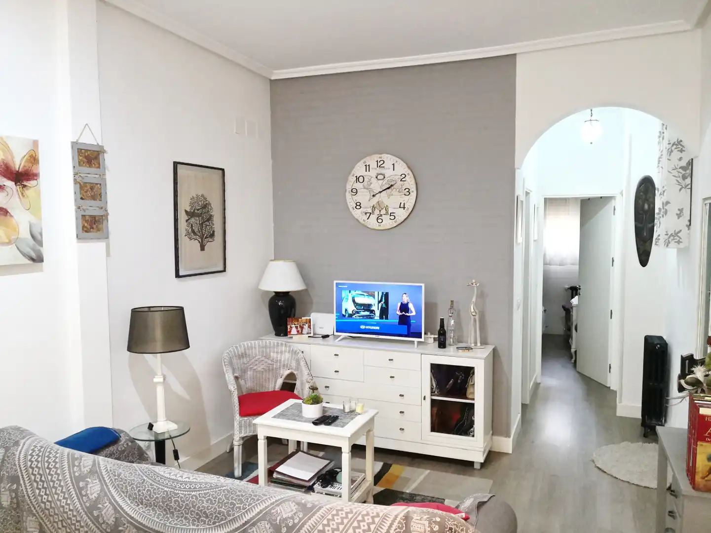 Living room of Flat for sale in Madrid  with Heating