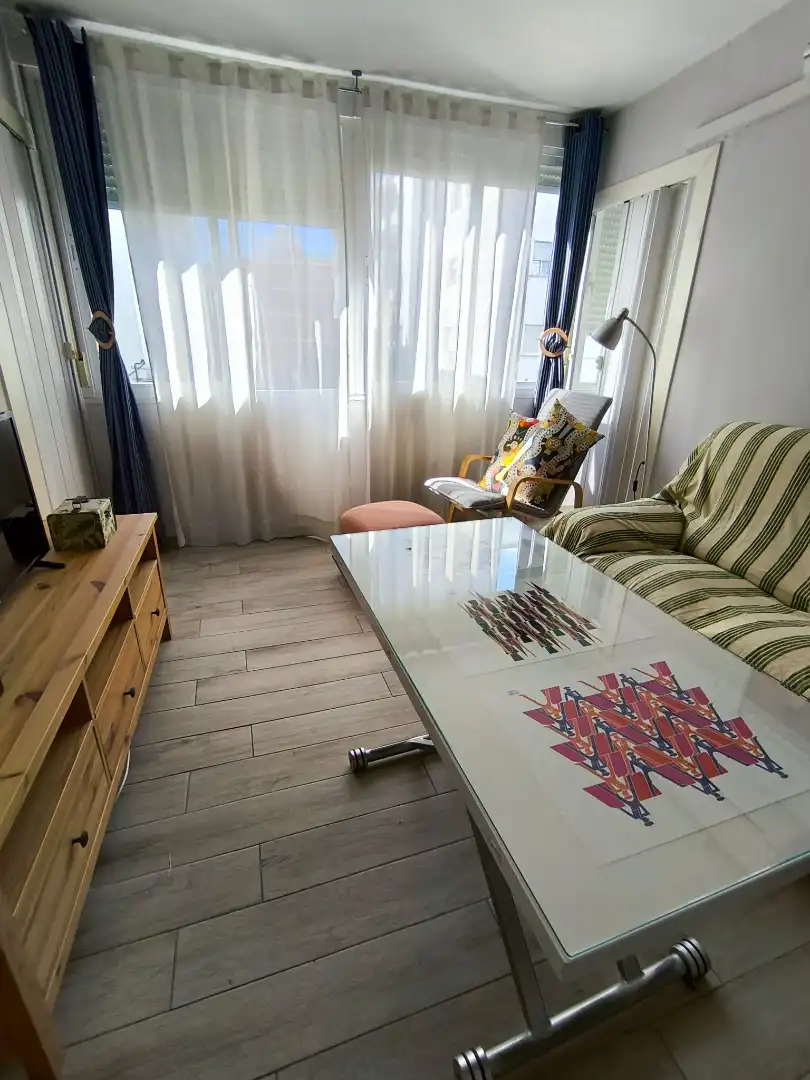 Sala de estar de Piso de alquiler en Sevilla con Aire acondicionado, Calefacción y Amueblado