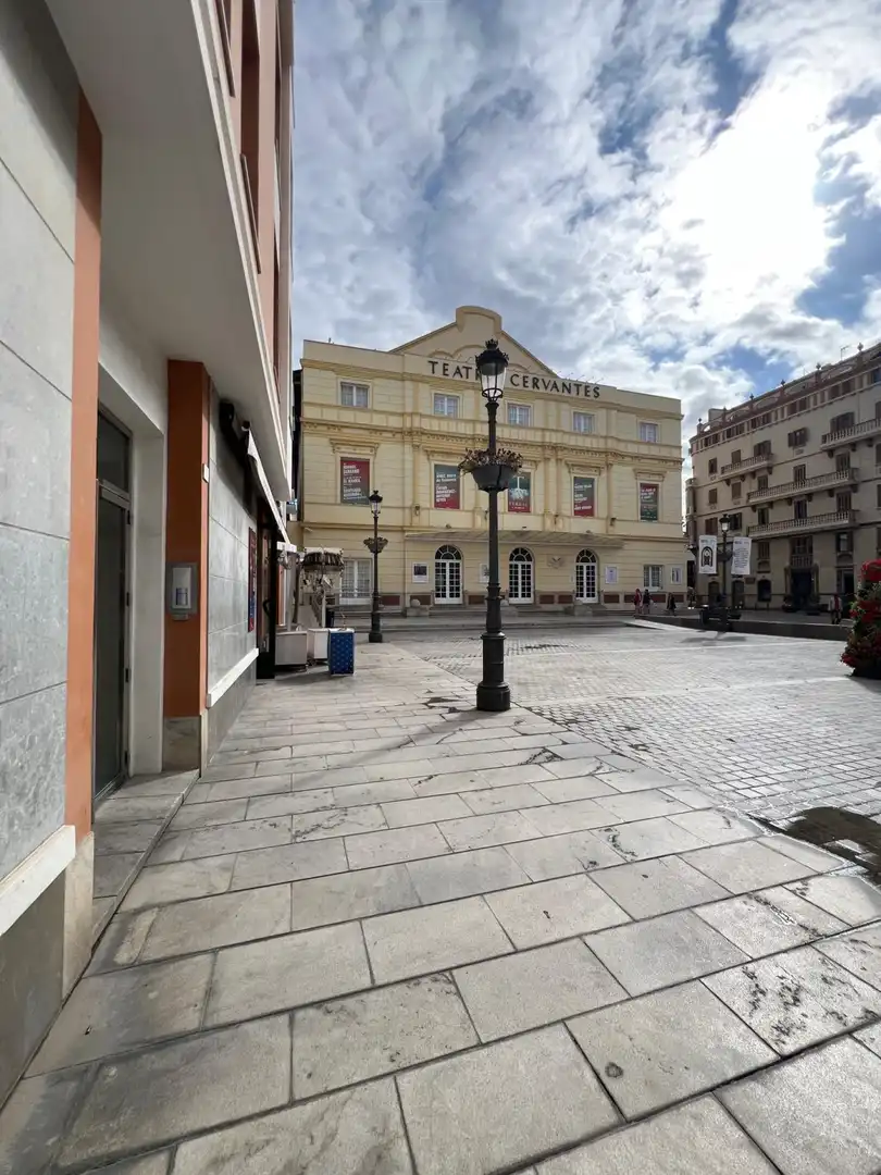 Vista exterior de Garatge en venda en Málaga