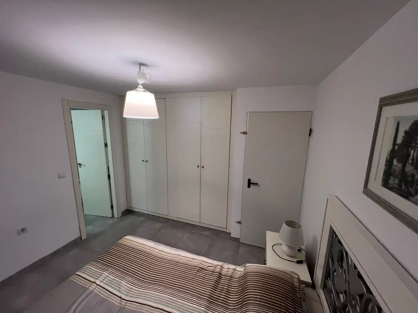 Schlafzimmer von Wohnung zur Miete in Benalmádena mit Terrasse, Möbliert und Ofen