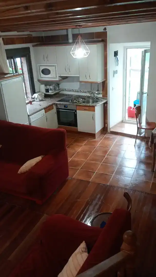 Kitchen of Houses for rent in Almarza  with Private garden, Parquet flooring and Furnished