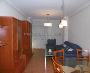 Sala d'estar de Pis de lloguer en  Almería Capital amb Aire condicionat, Moblat i Balcó
