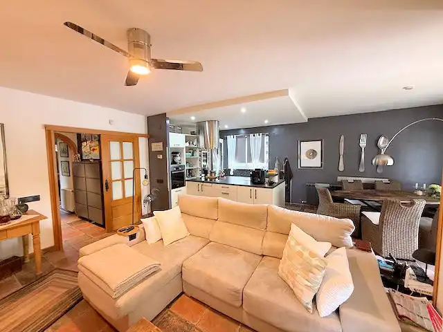 Living room of Houses for sale in L'Escala  with Heating, Private garden and Terrace