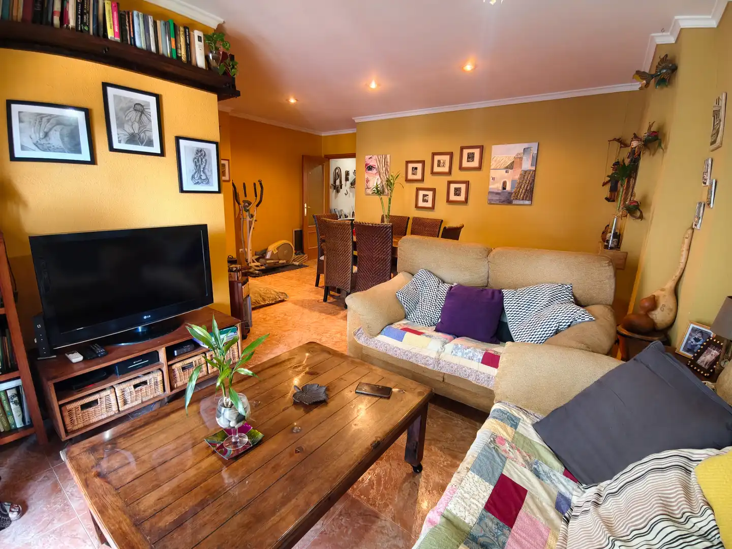 Sala de estar de Piso en venta en Albal con Aire acondicionado y Balcón