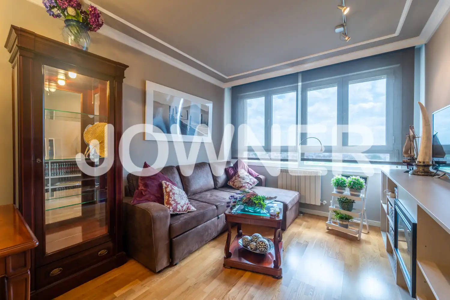 Living room of Flat for rent in Madrid  with Air Conditioner, Heating and Terrace