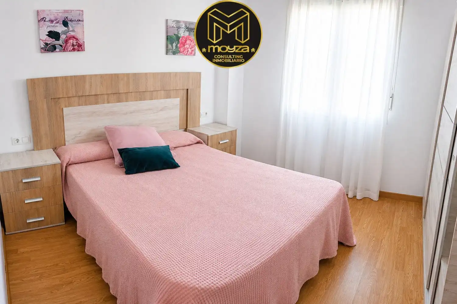 Bedroom of Flat for rent in Mancha Real  with Air Conditioner, Heating and Parquet flooring