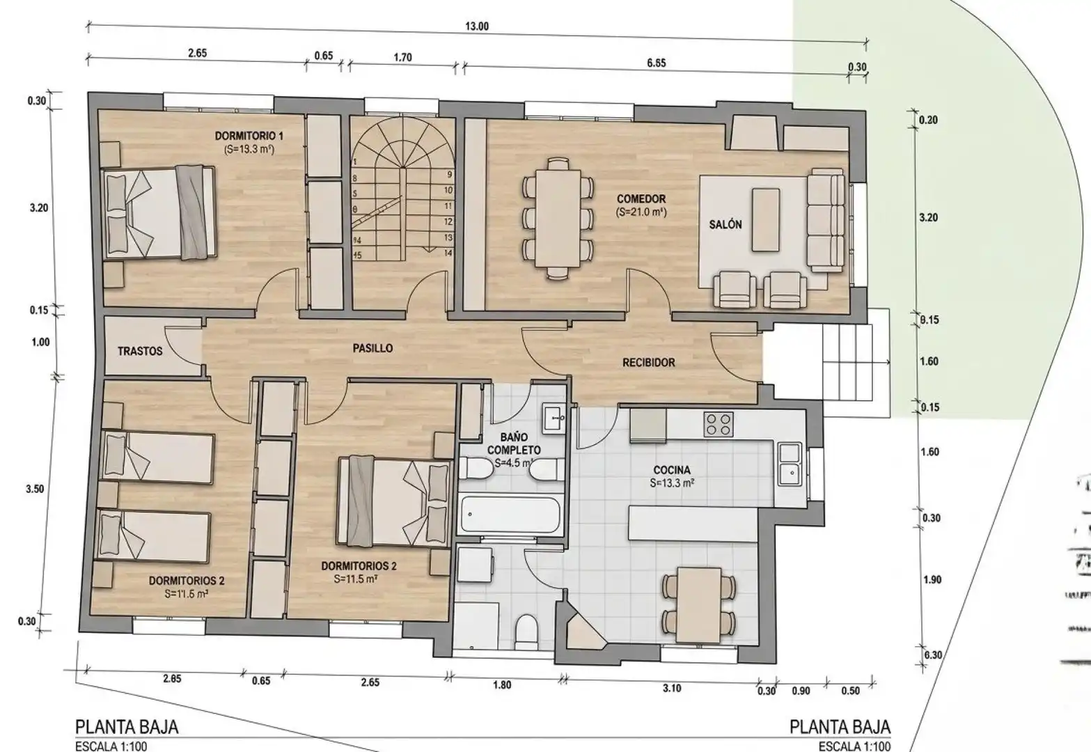 Casa aparellada en venda a La Bisbal d'Empordà, imagen 45