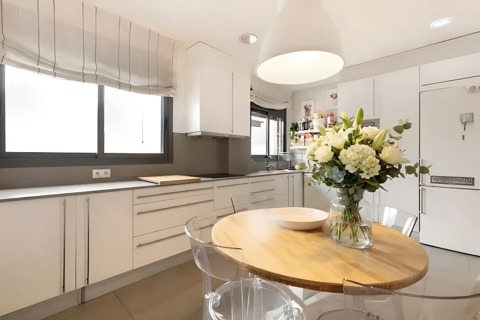 Kitchen of Attic for sale in Sant Cugat del Vallès  with Air Conditioner, Heating and Parquet flooring
