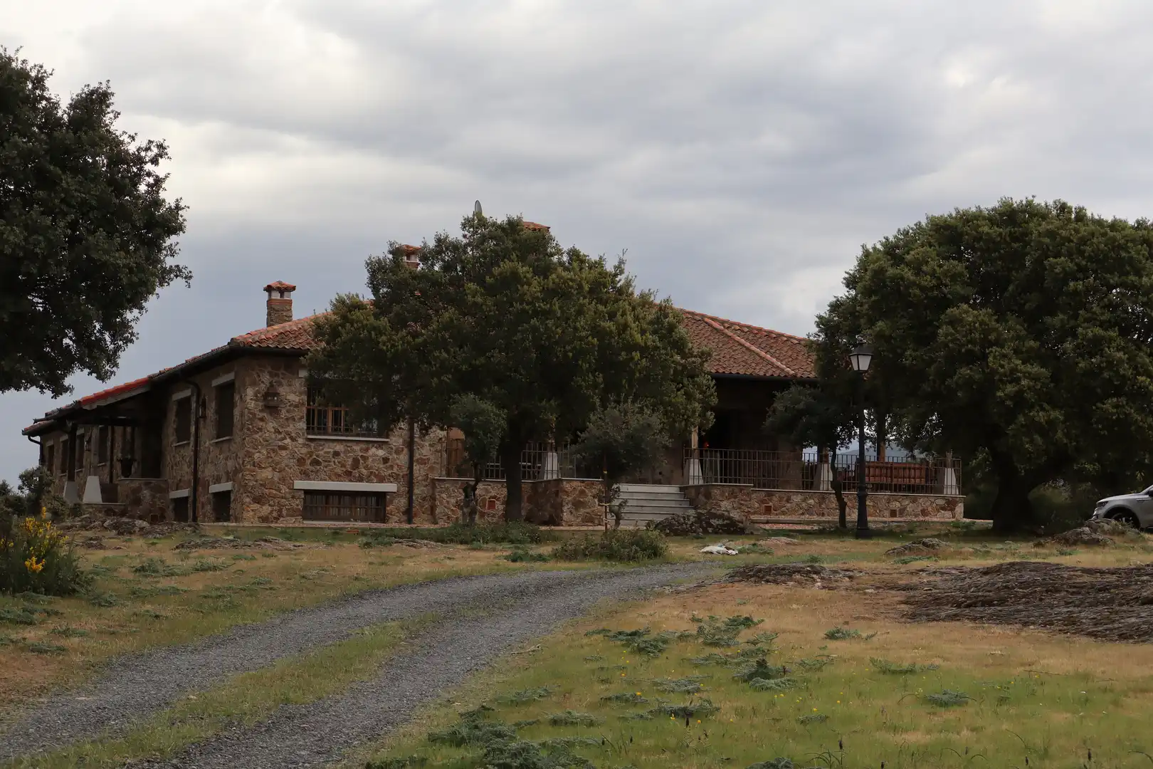 Vista exterior de Casa o xalet en venda en Ortigosa del Monte amb Calefacció, Jardí privat i Terrassa