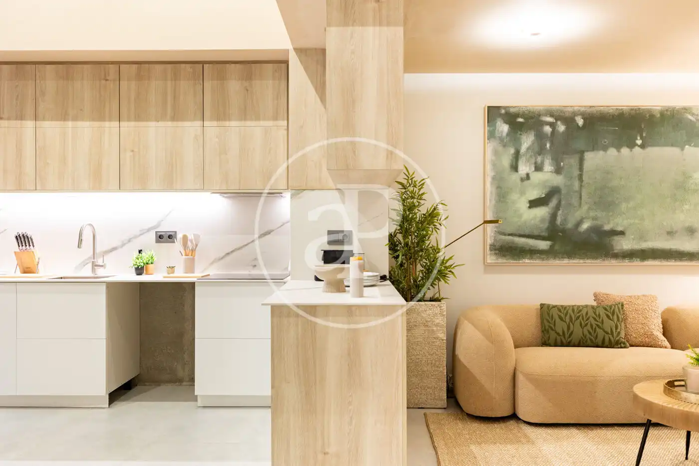Sala de estar de Loft en venta en Barcelona con Aire acondicionado, Calefacción y Amueblado