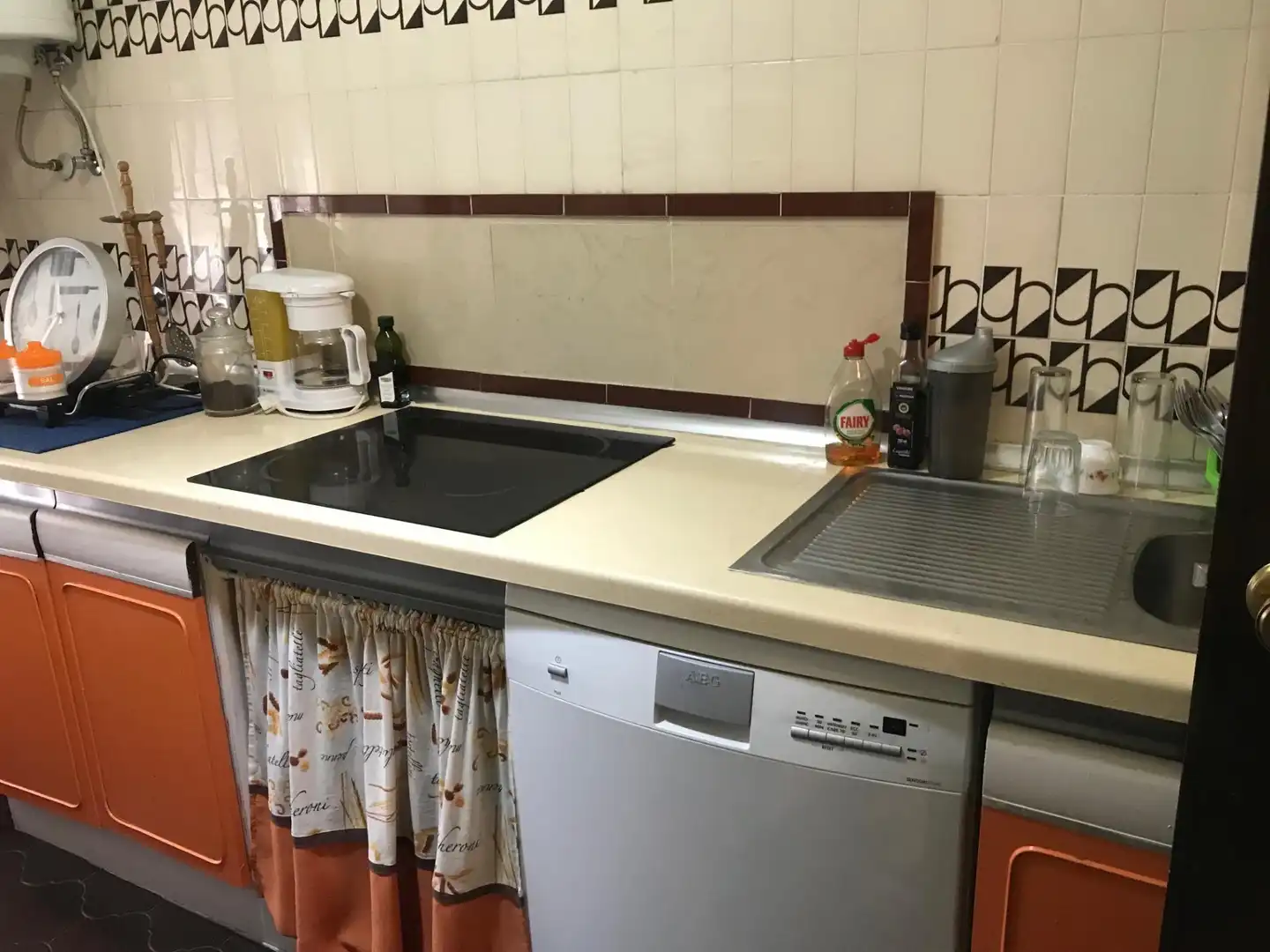 Küche von Wohnung zur Miete in Sevilla mit Klimaanlage, Terrasse und Möbliert