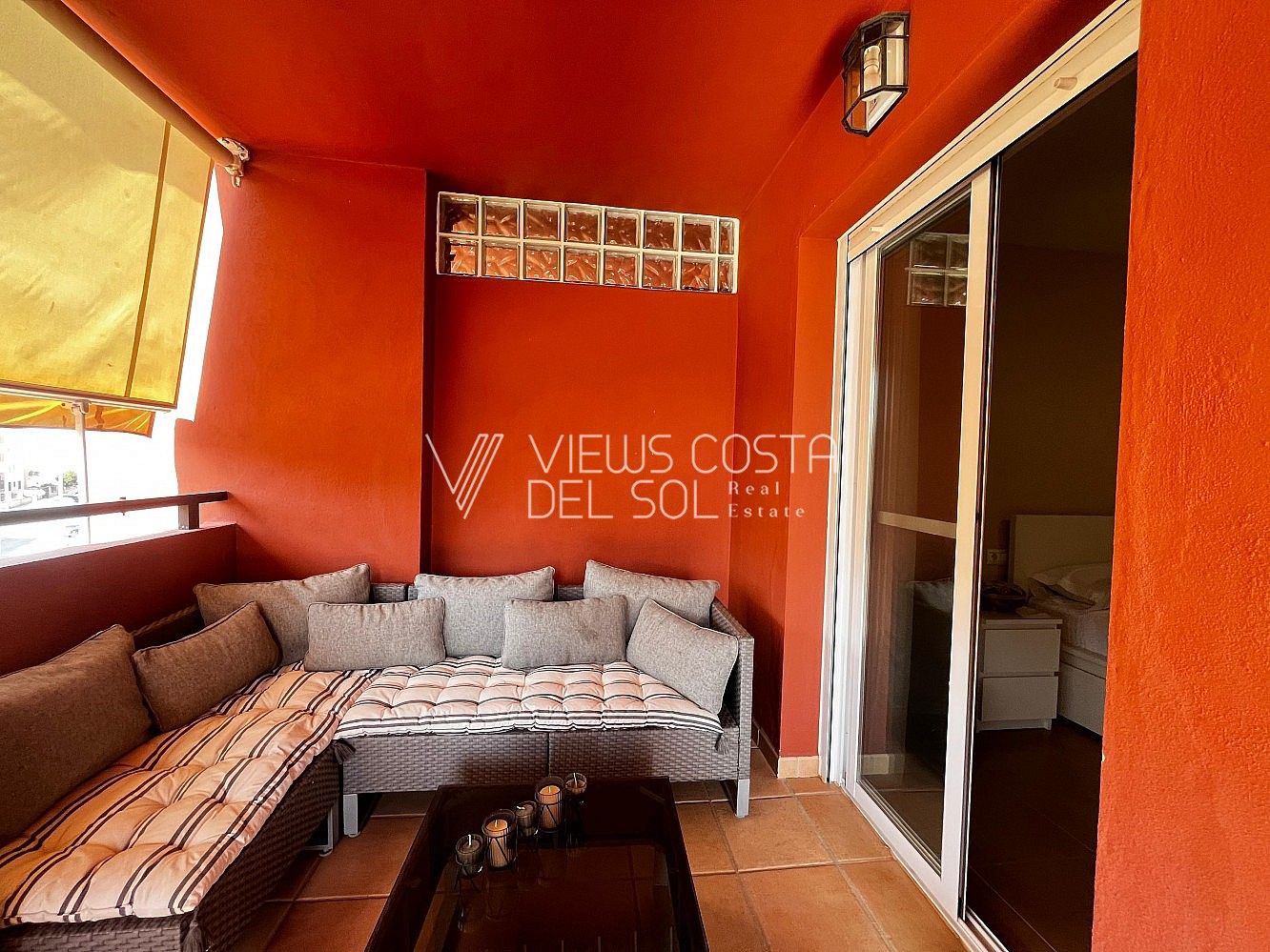 Balcony of Apartment to rent in Algarrobo  with Air Conditioner, Heating and Terrace