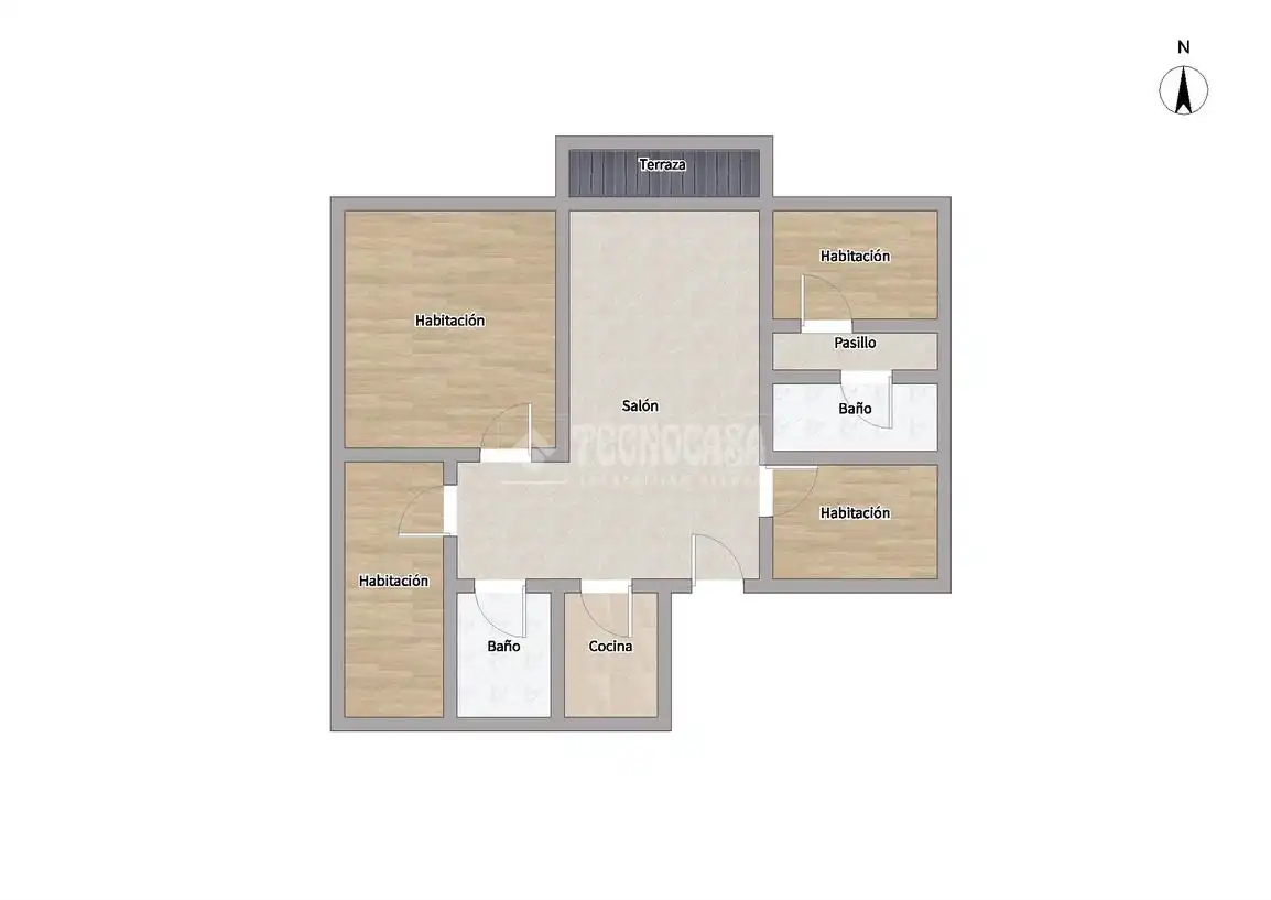 Flat for sale in Algeciras  with Terrace, Storage room and Furnished