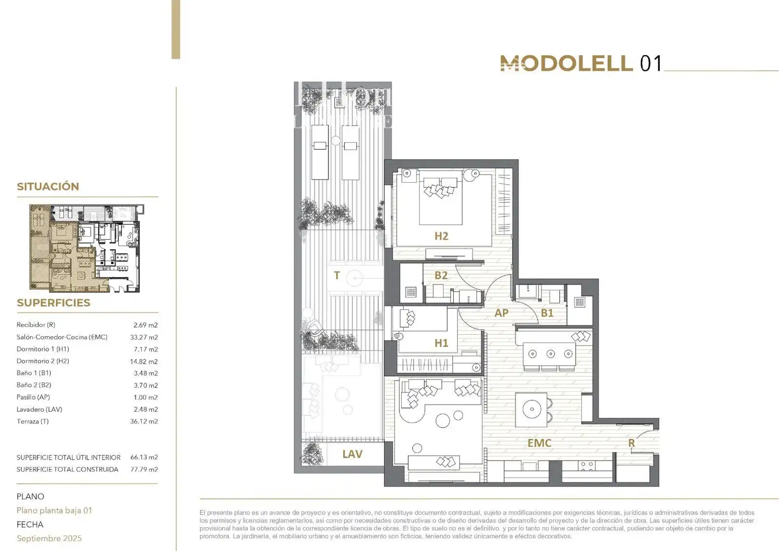 Piso en venta en Barcelona con Aire acondicionado, Calefacción y Parquet
