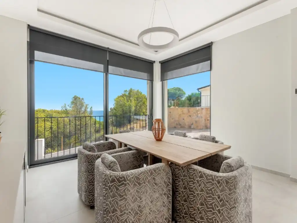 Dining room of Houses for sale in El Campello  with Air Conditioner, Swimming Pool and Furnished