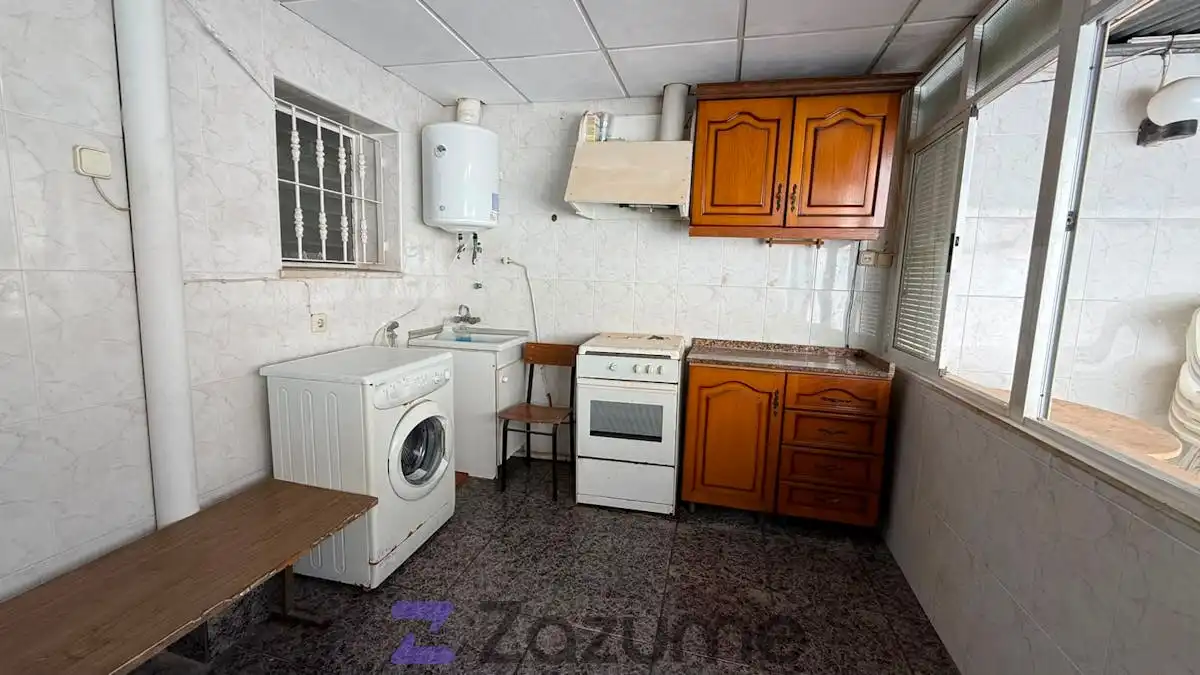 Küche von Wohnung zur Miete in Cartagena mit Klimaanlage, Terrasse und Abstellraum