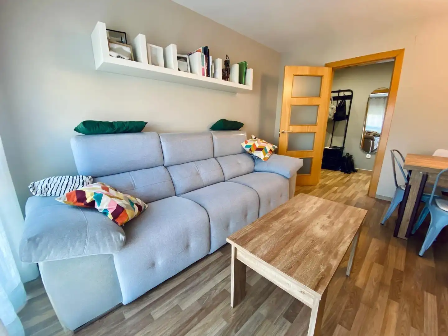Sala de estar de Piso en venta en Vilanova del Camí con Calefacción y Terraza