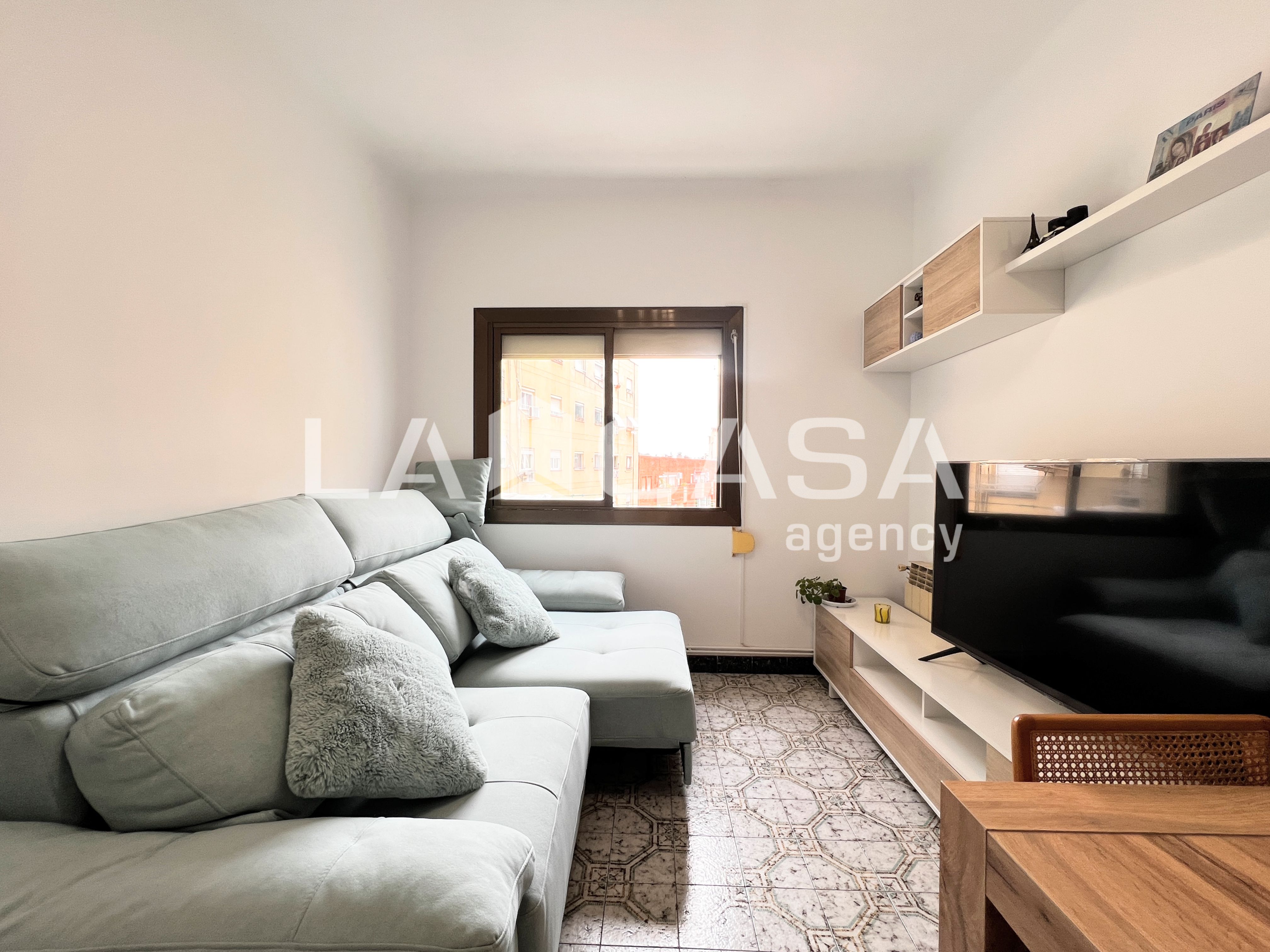 Living room of Flat for sale in  Barcelona Capital  with Heating