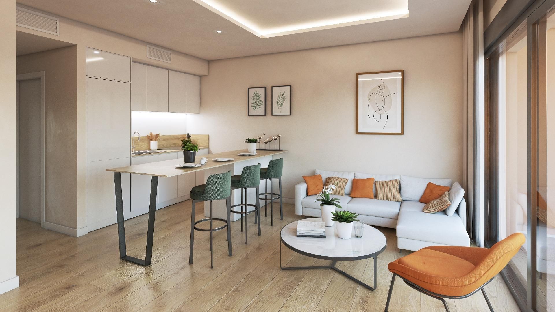 Living room of Attic for sale in Tarifa  with Air Conditioner, Terrace and Community pool