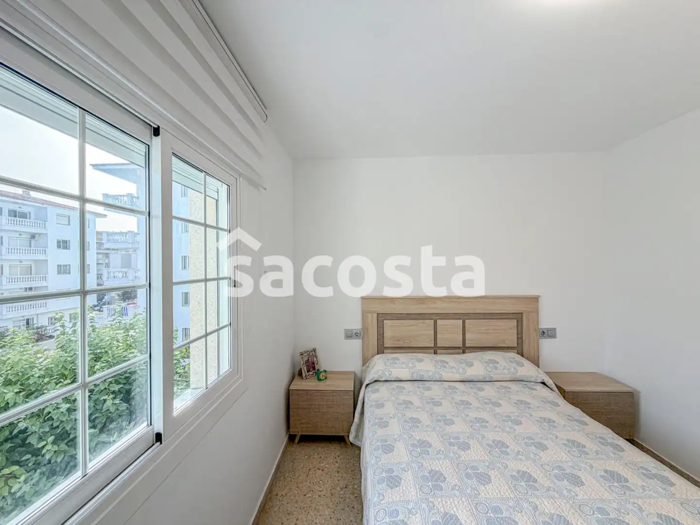 Schlafzimmer von Wohnung zum Verkauf in Blanes mit Klimaanlage, Heizung und Terrasse