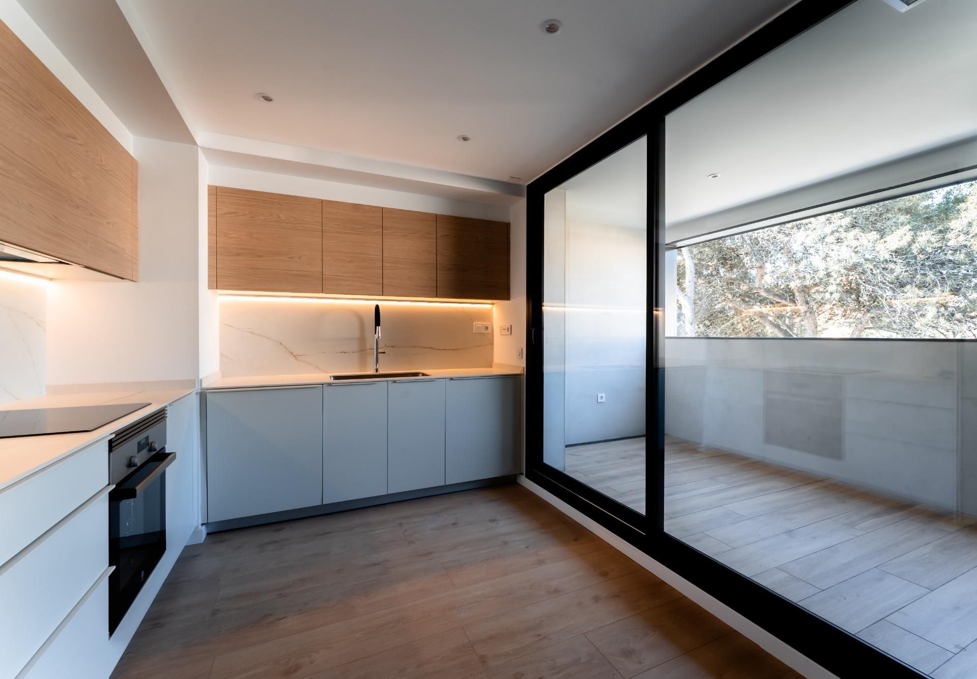 Kitchen of Flat for sale in Rubí  with Air Conditioner, Terrace and Balcony