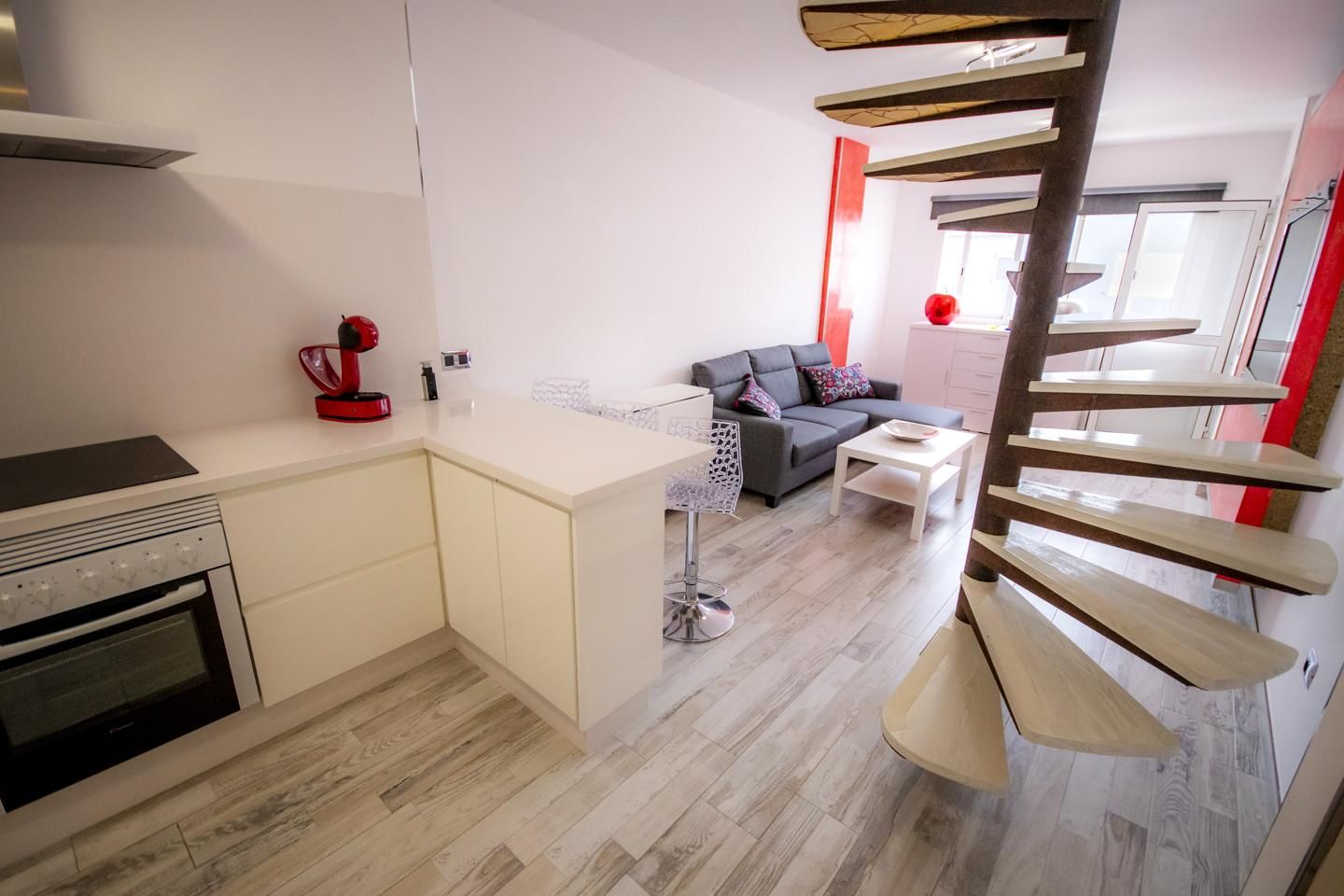 Living room of Flat for sale in Güímar  with Terrace and Furnished