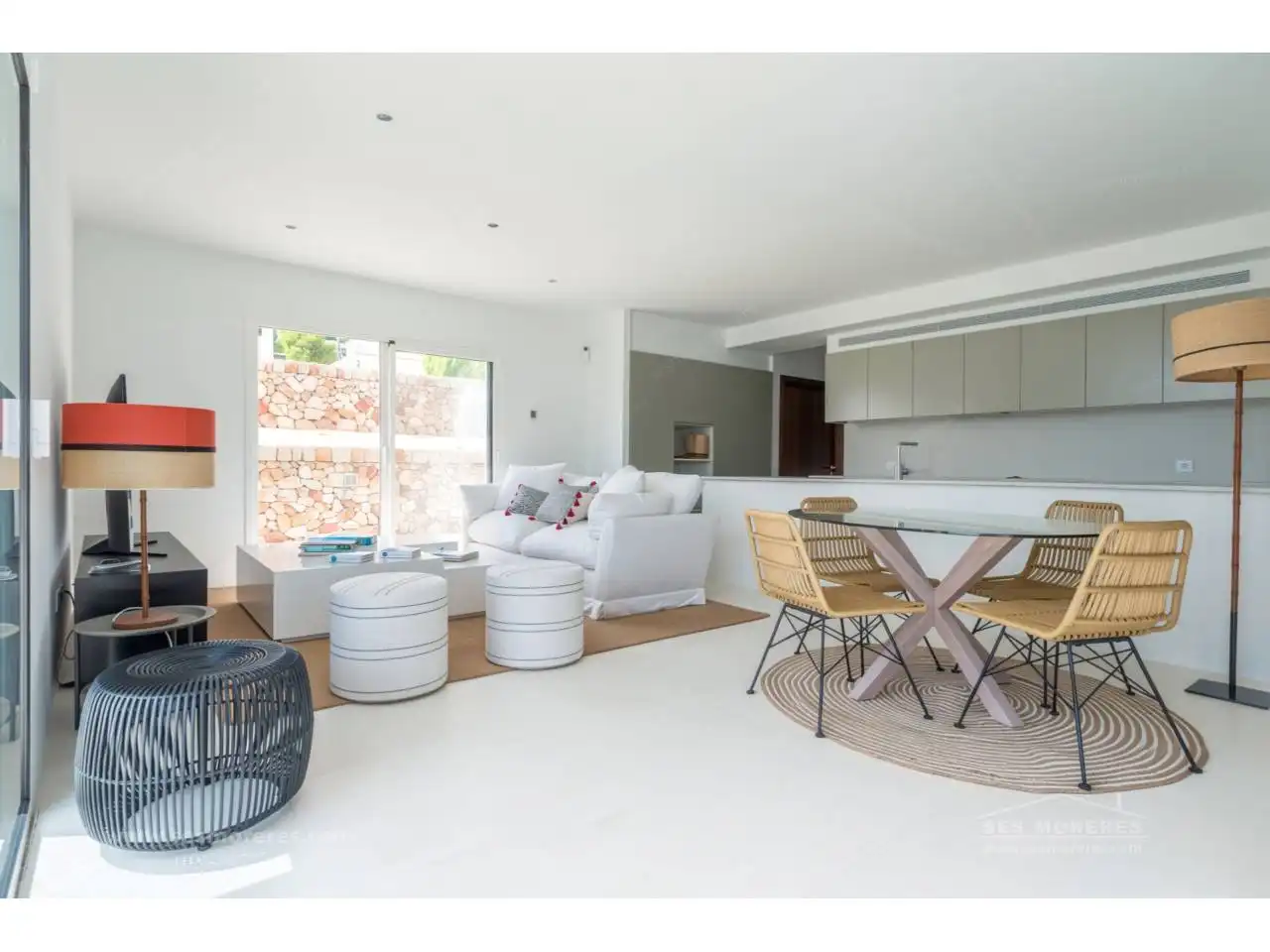 Sala de estar de Casa o chalet en venta en Es Mercadal con Aire acondicionado, Jardín privado y Terraza