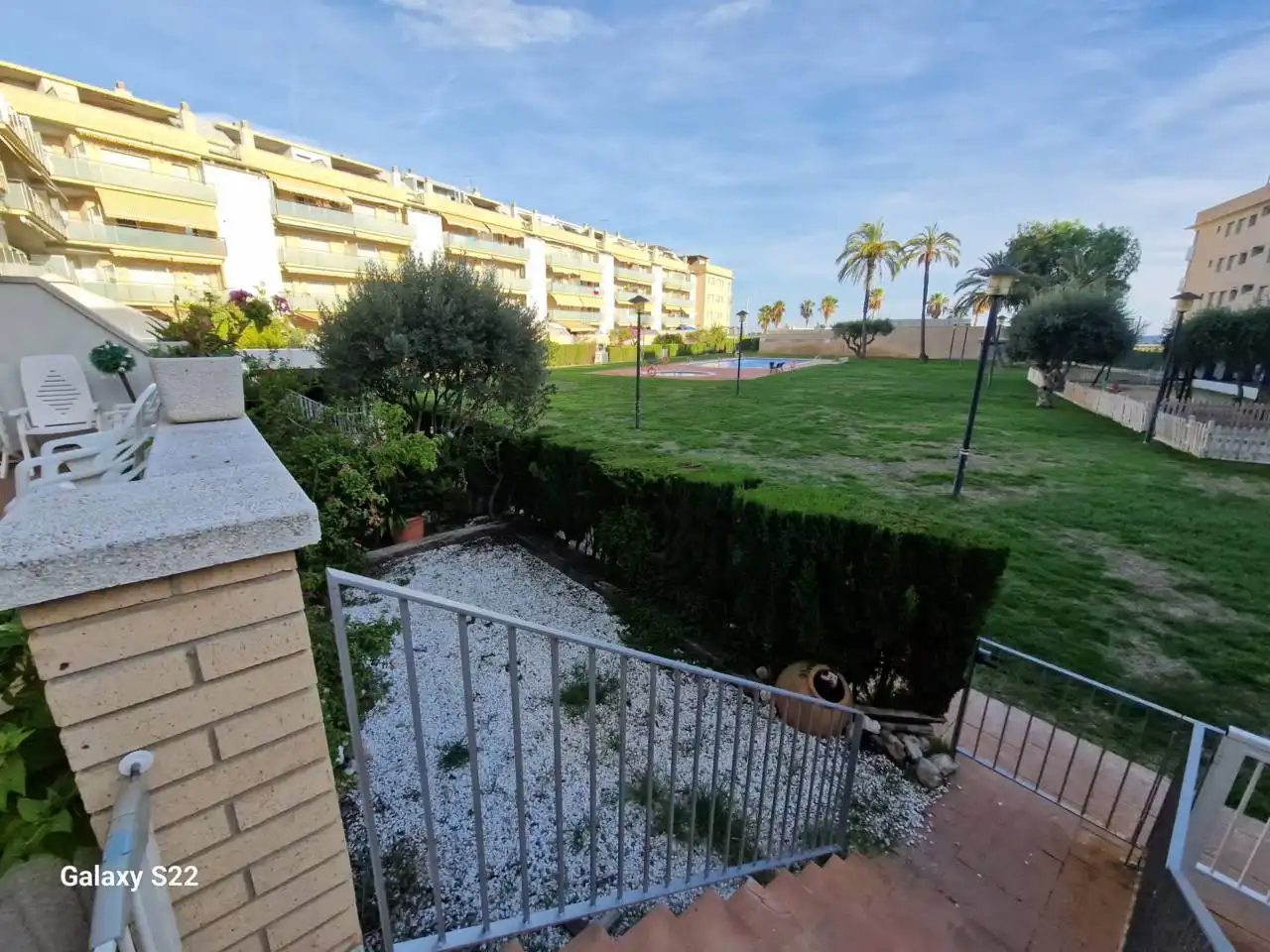 Jardí de Pis de lloguer en Cubelles amb Calefacció, Terrassa i Moblat
