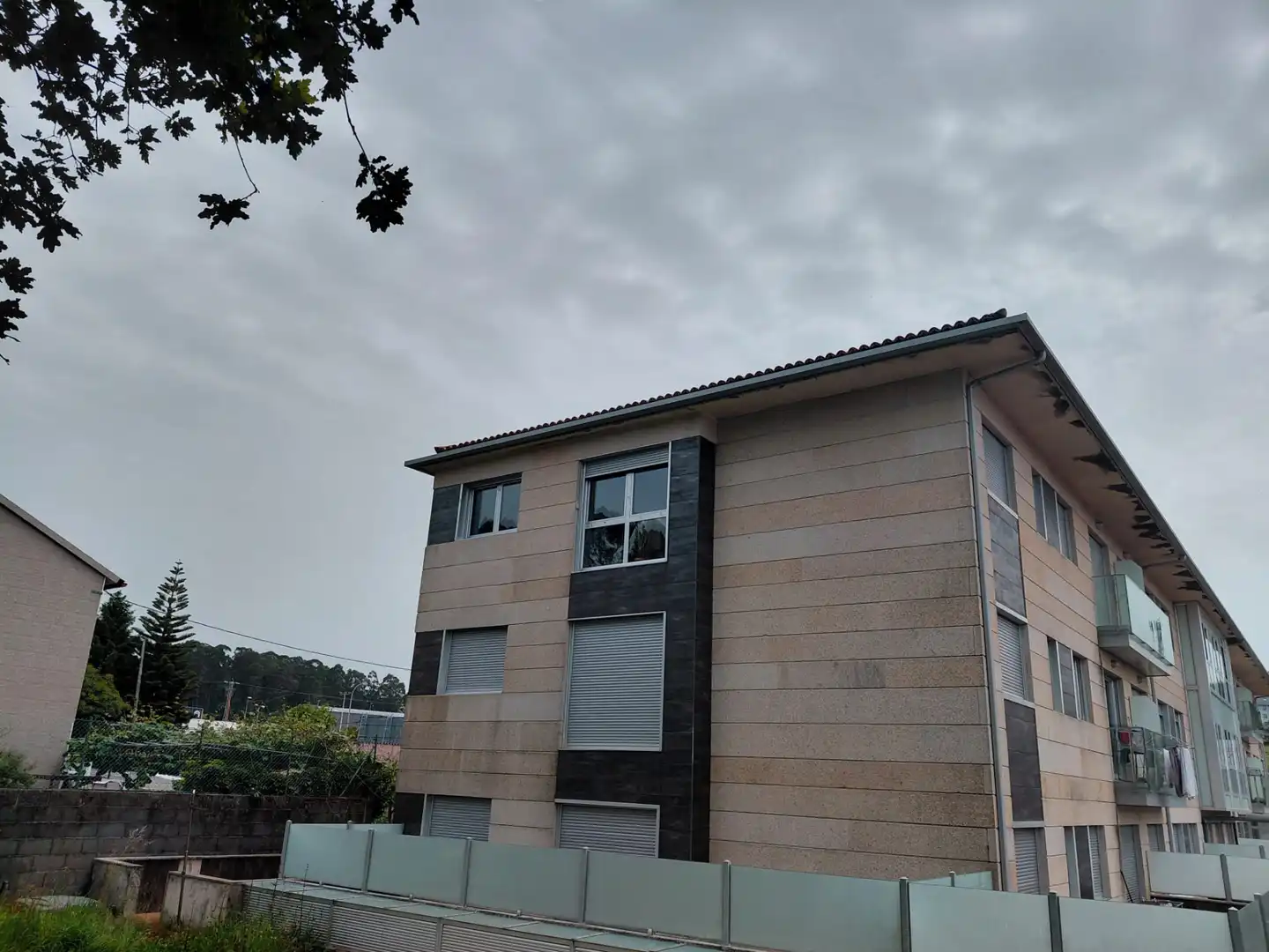Vista exterior de Apartamento en venta en Sanxenxo con Jardín privado, Parquet y Terraza