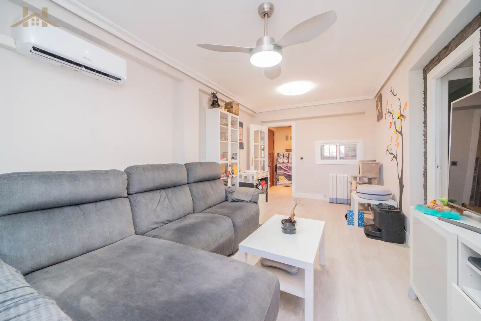 Sala d'estar de Pis en venda en Móstoles amb Aire condicionat, Calefacció i Terrassa