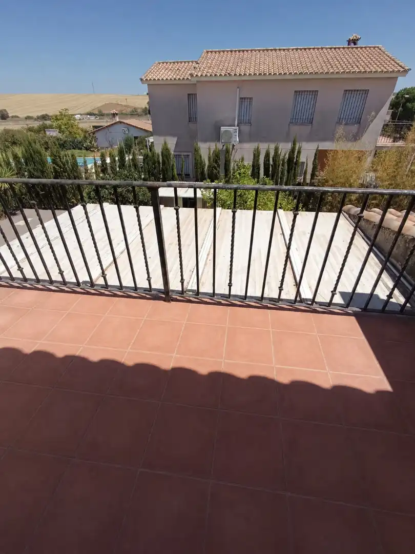 Terraza de Casa o chalet en venta en La Carlota con Aire acondicionado, Jardín privado y Terraza