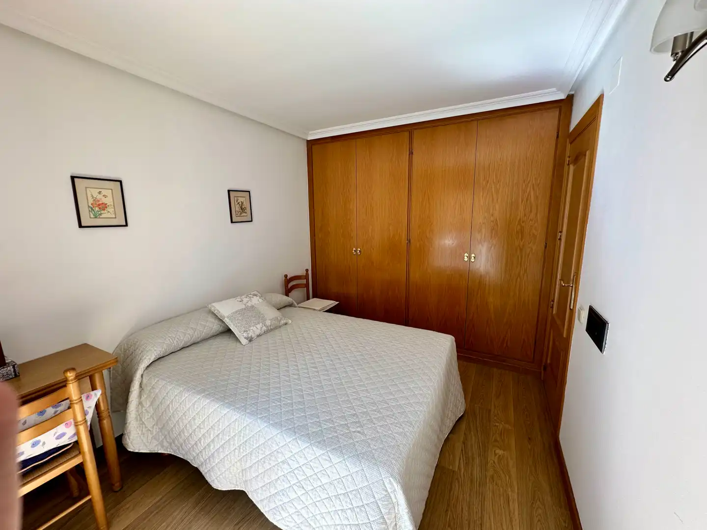 Bedroom of Flat for sale in Girona  with Heating, Furnished and Balcony