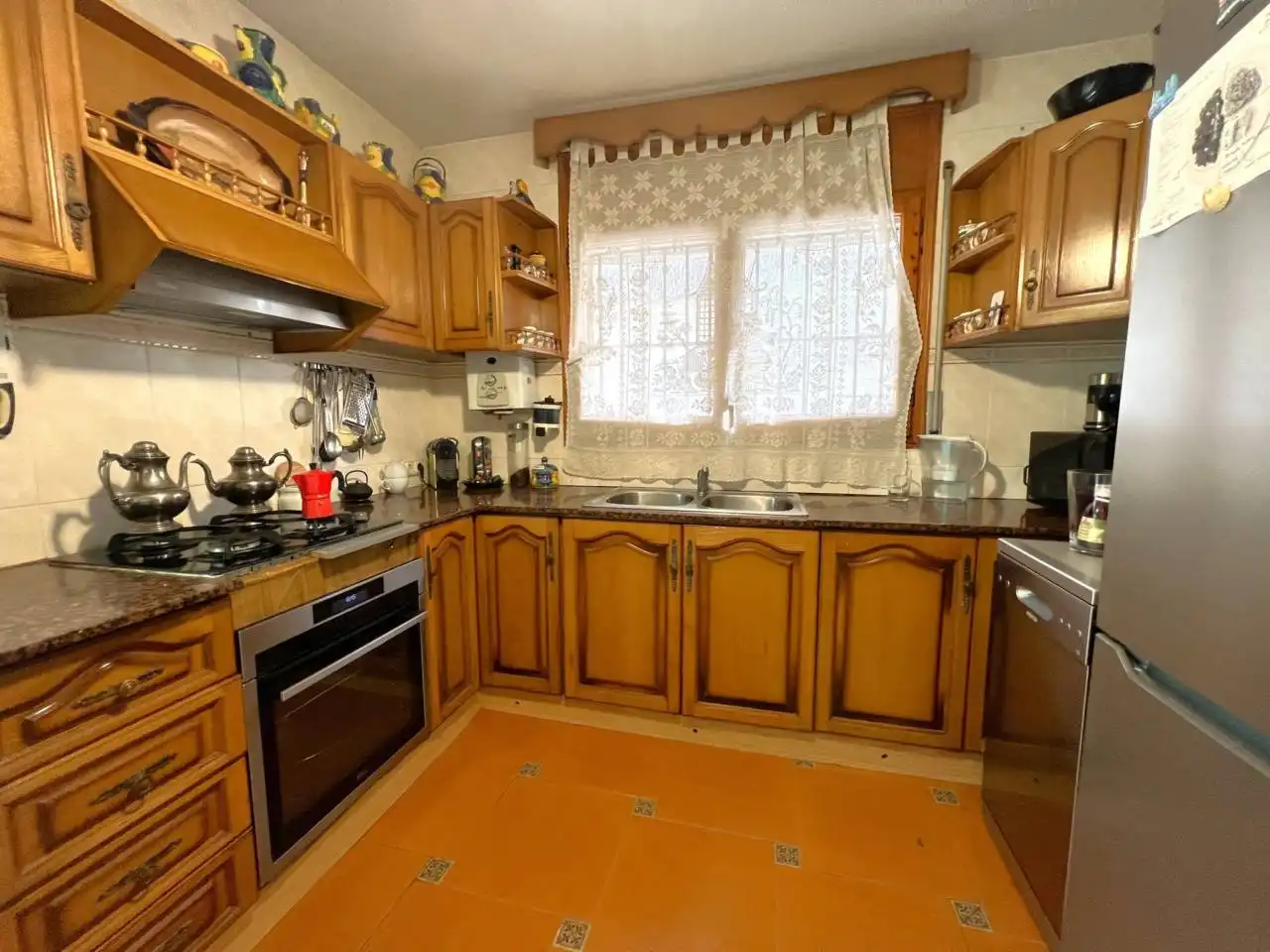 Kitchen of Houses for sale in Riells i Viabrea  with Air Conditioner, Heating and Private garden