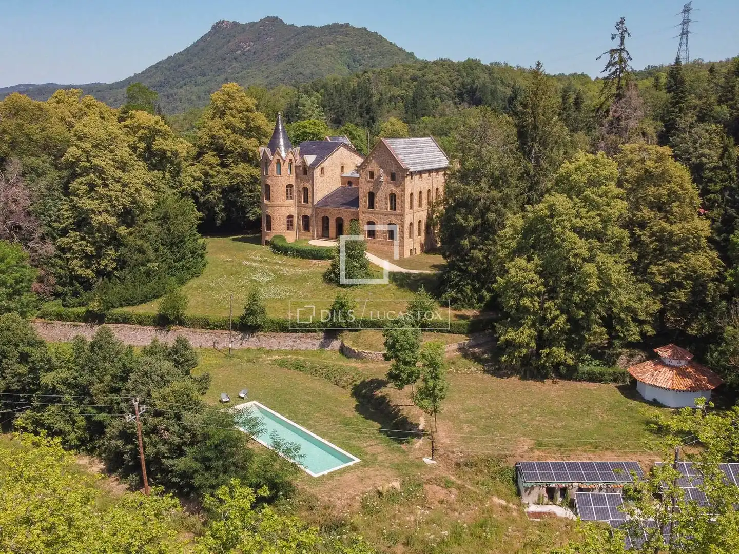 Garten von Country house zum Verkauf in Sant Hilari Sacalm mit Klimaanlage, Heizung und Privatgarten