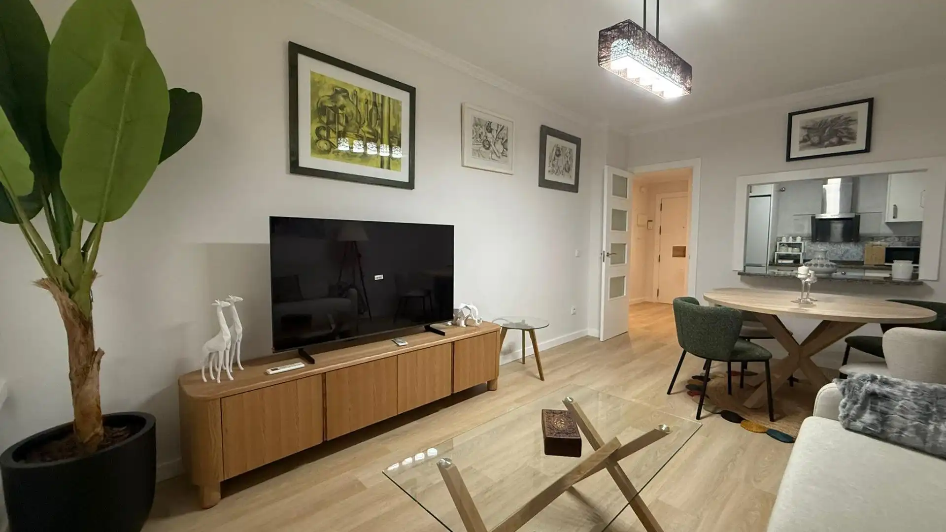 Sala de estar de Apartamento de alquiler en Jerez de la Frontera con Aire acondicionado y Amueblado