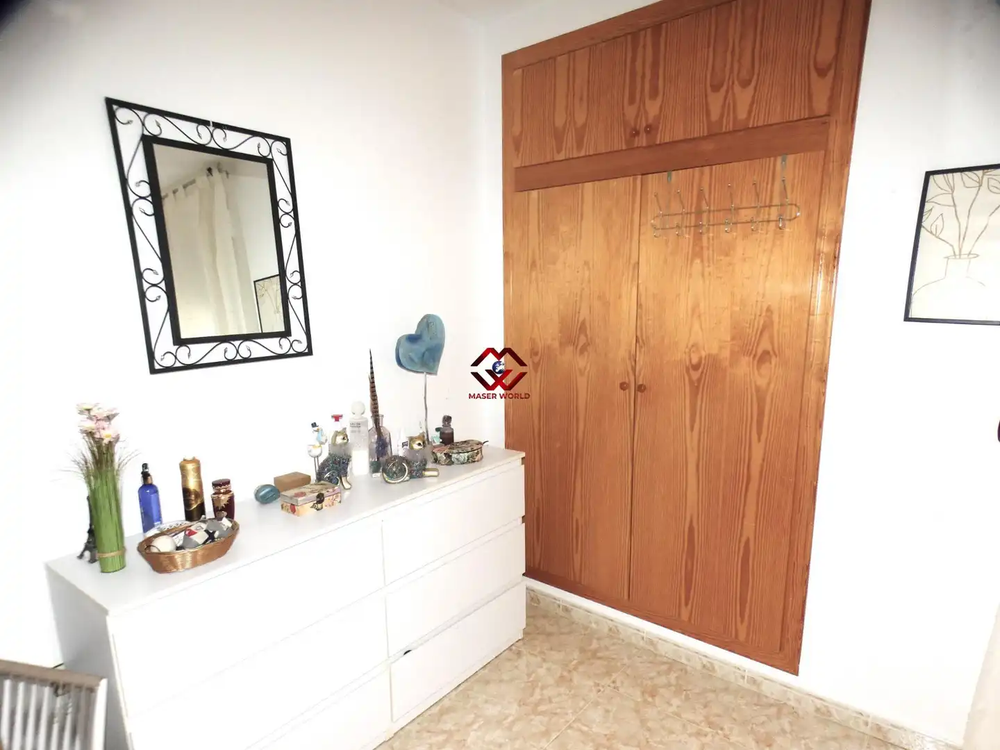 Schlafzimmer von Maisonette zum Verkauf in Mazarrón mit Klimaanlage, Terrasse und Möbliert