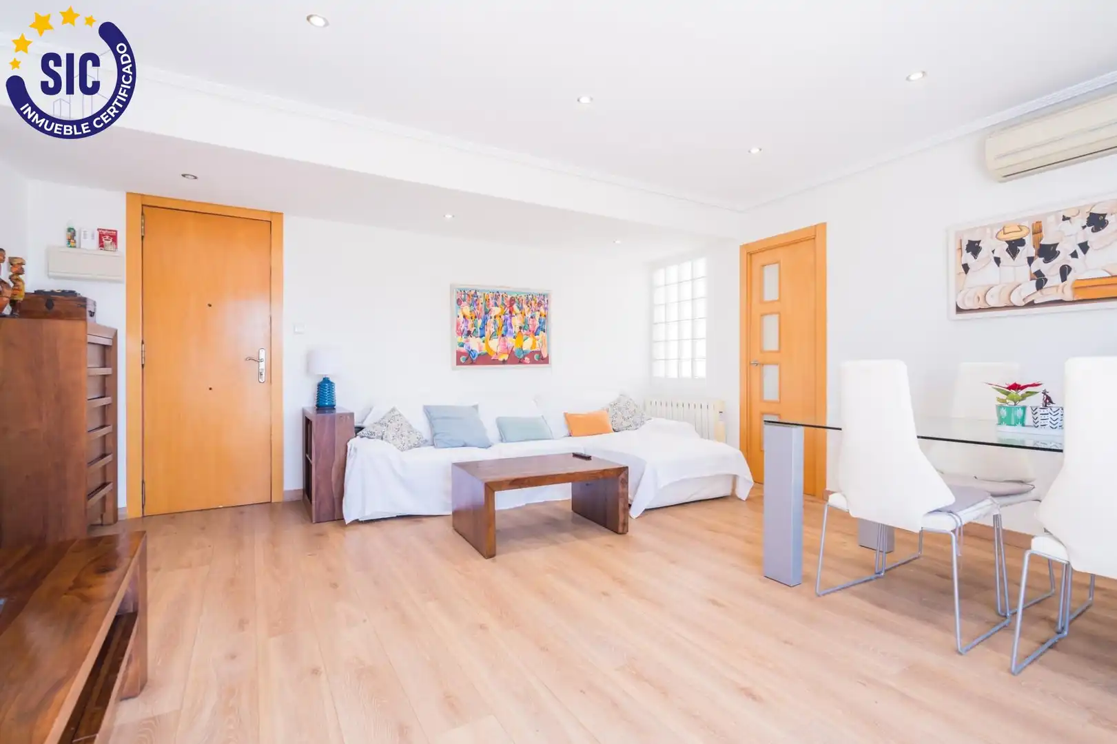 Sala de estar de Ático en venta en Valencia con Aire acondicionado, Calefacción y Parquet