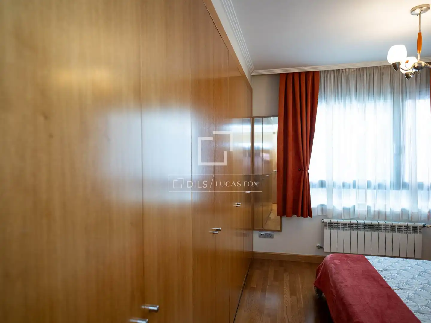 Bedroom of Flat for rent in Madrid  with Air Conditioner, Heating and Private garden