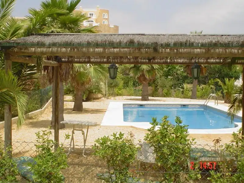 Piscina de Finca rústica en venta en La Nucia con Aire acondicionado, Jardín privado y Terraza