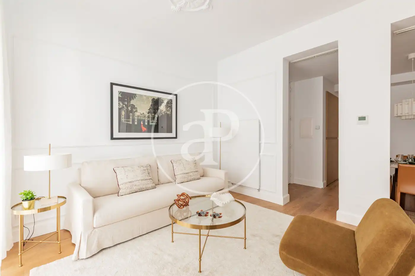 Sala d'estar de Pis en venda en Barrio de Salamanca