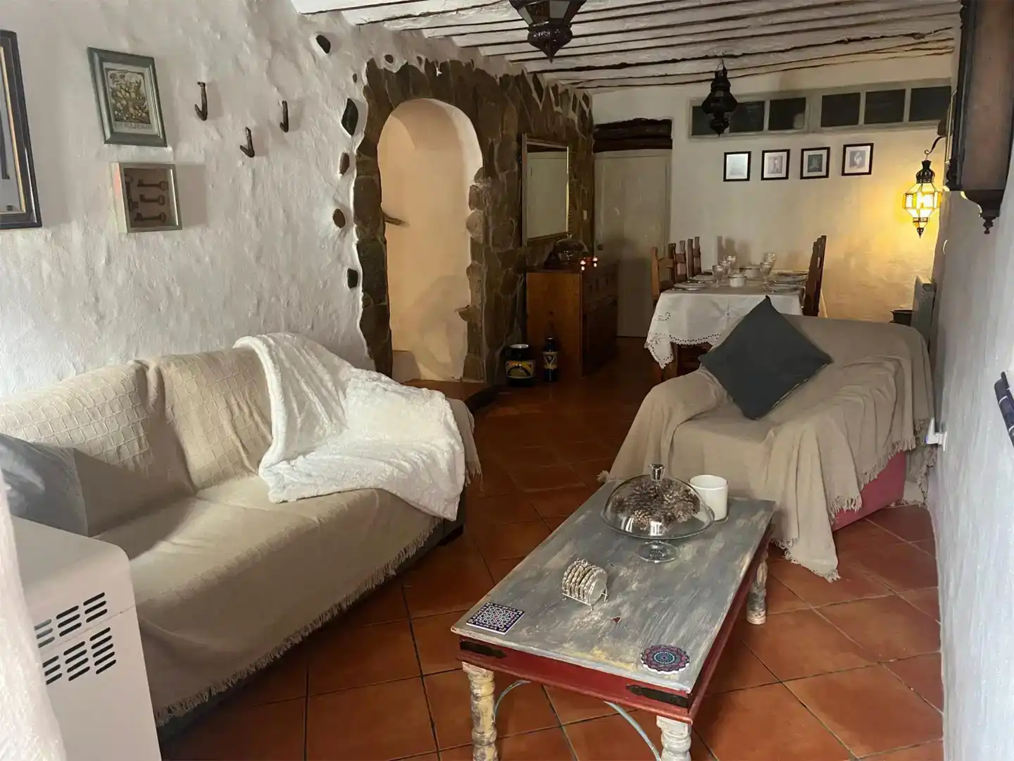 Sala d'estar de Casa o xalet en venda en Taberno amb Aire condicionat