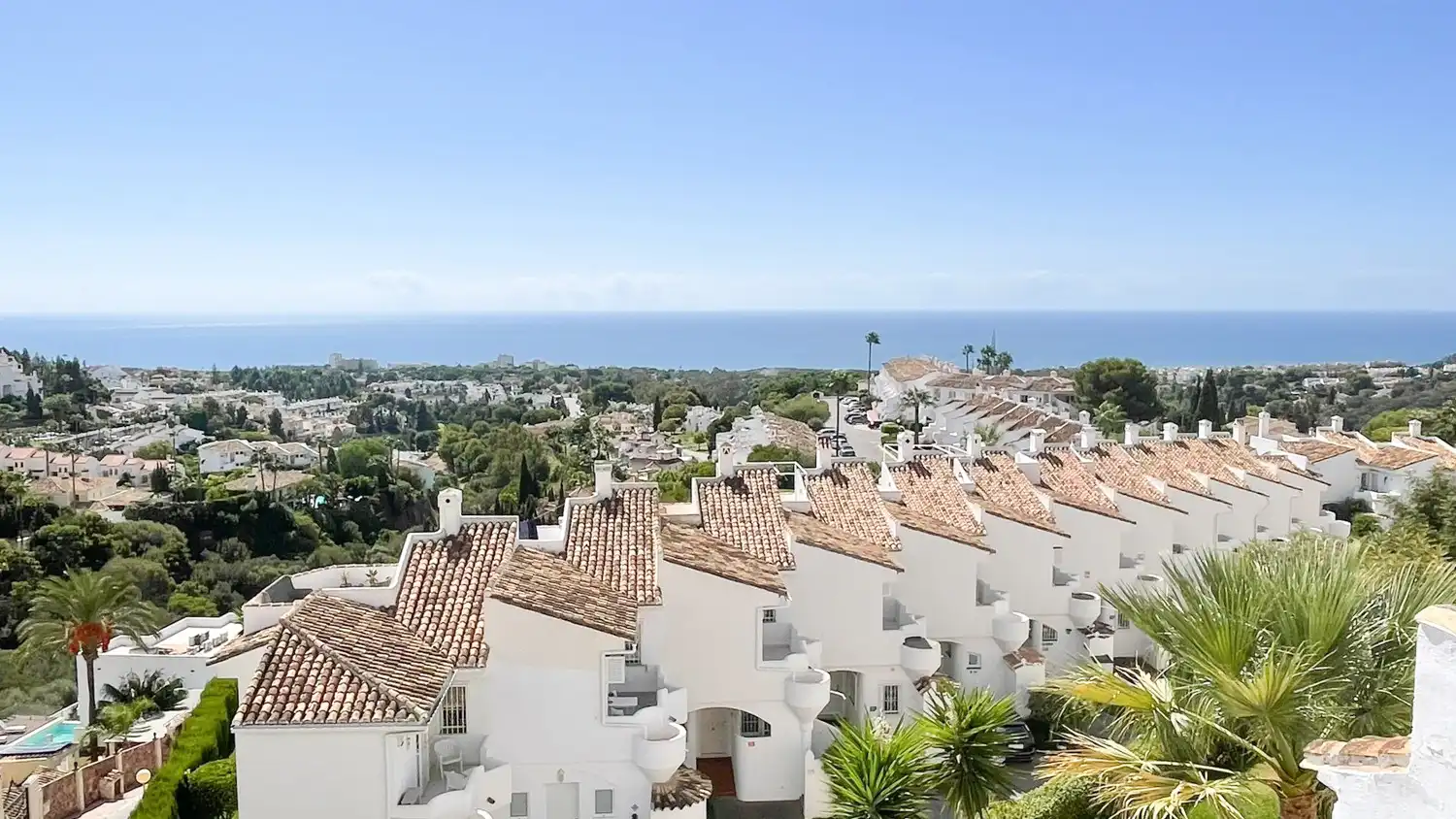 Exterior view of Detached homes for rent in Mijas  with Terrace, Swimming Pool and Pets allowed