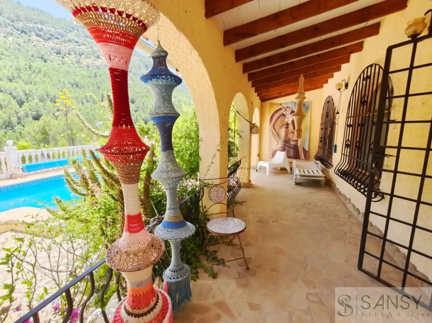 Terrasse von Haus oder Chalet zum Verkauf in Castell de Castells mit Klimaanlage, Terrasse und Abstellraum