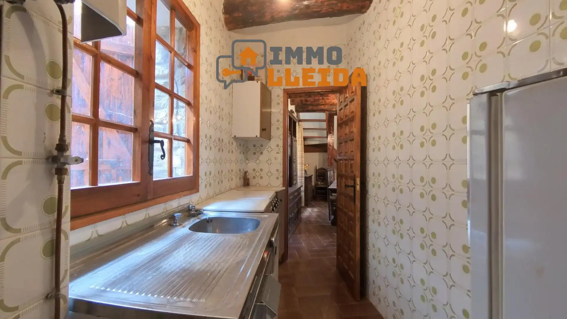 Cocina de Casa adosada en venta en Àger con Calefacción, Terraza y Amueblado