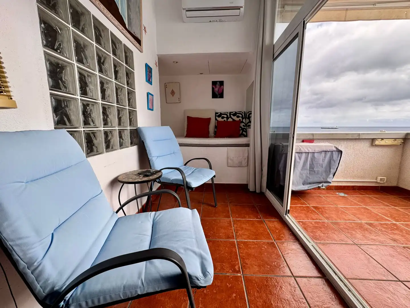 Terraza de Piso de alquiler en Santa Cruz de Tenerife con Aire acondicionado, Terraza y Amueblado