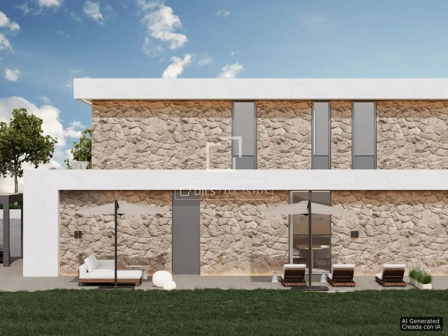 Vista exterior de Casa o chalet en venta en L'Eliana con Aire acondicionado, Terraza y Piscina